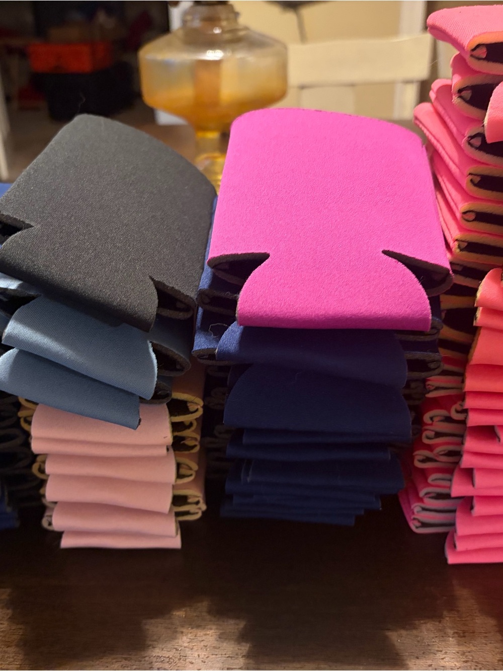 Neoprene Can Cooler Sleeve - assorted colors 56 pieces